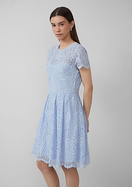QS Minikleid Kleid Tailliertes Spitzenkleid (1-tlg) günstig online kaufen