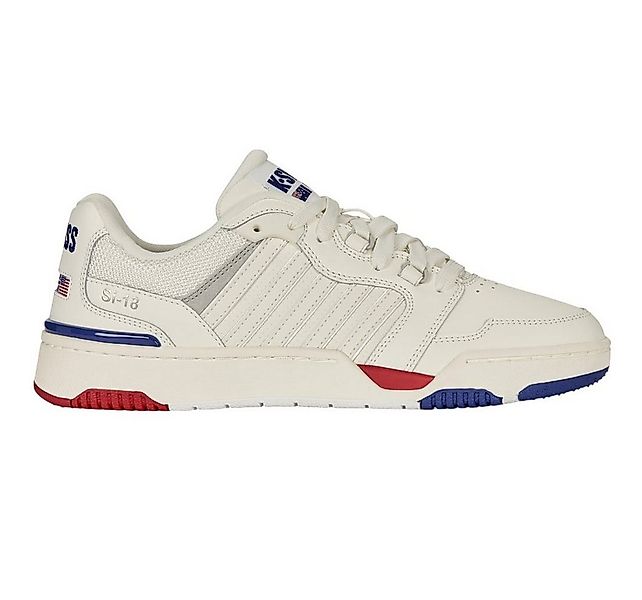 K-Swiss Si-18 Rival (Leder) 2025 cremeweiss/navy/rot Herren Sneaker günstig online kaufen