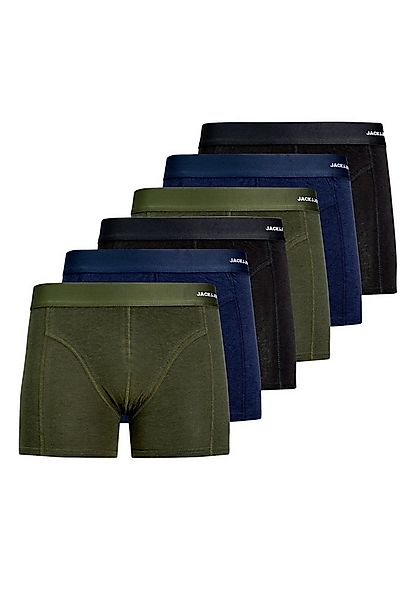 Jack & Jones Retro Boxer 6er Pack Jacbasic (Spar-Set) Retro Short / Pant - günstig online kaufen