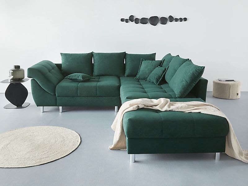 COLLECTION AB Ecksofa "(Spar-Set) Innsbruck L-Form und Hocker", (Spar-Set), günstig online kaufen