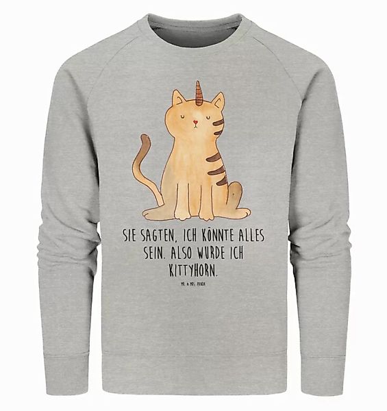 Mr. & Mrs. Panda Longpullover Größe XS Einhorn Katze - Heather Grey - Gesch günstig online kaufen