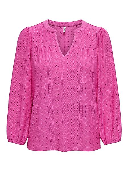 ONLY Blusenshirt ONLSANDRA 3/4 SPLIT TOP günstig online kaufen