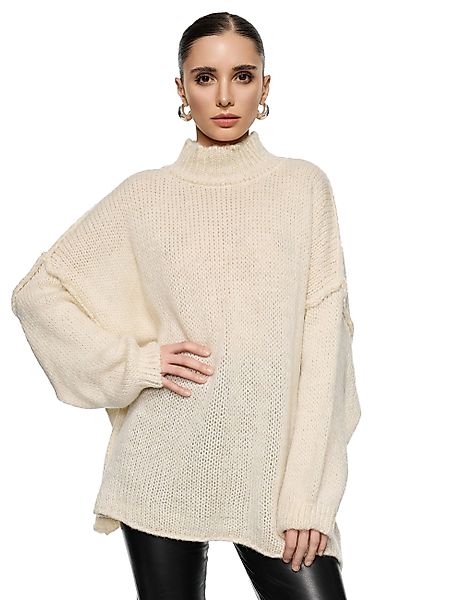 Worldclassca Longpullover WORLDCLASSCA Damen Oversize Strickpulllover günstig online kaufen