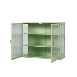OKWISH Hängeschrank mit Glastüren, dreistufiger Stauraum günstig online kaufen