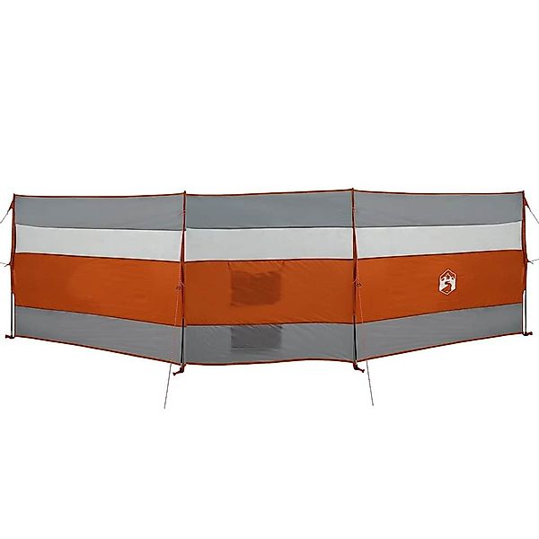 vidaXL Pavillon Camping-Windschutz Grau und Orange günstig online kaufen
