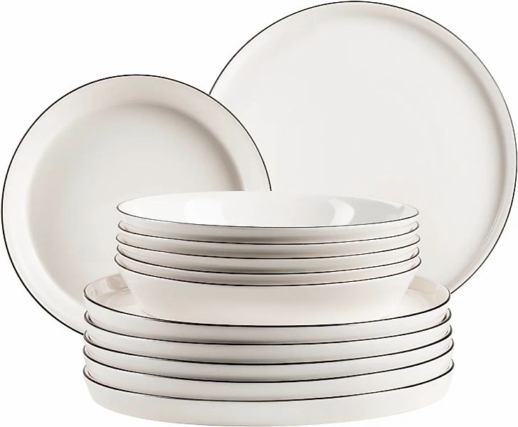 MÄSER Tafelservice "SITA, aus Porzellan" Teller Set, Geschirr-Set, Service günstig online kaufen