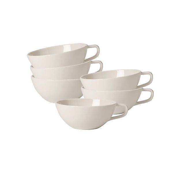 Villeroy & Boch Tasse "Teeobertassen Artesano Original 120 ml 6er Set weiß" günstig online kaufen