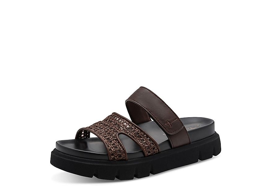 Tamaris Pantolette Sommerschuh, Plateaupantolette mit Klettverschluss günstig online kaufen