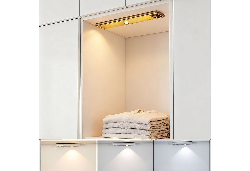 MUPOO LED Unterbauleuchte LED Schrankbeleuchtung Küche mit Bewegungsmelder, günstig online kaufen