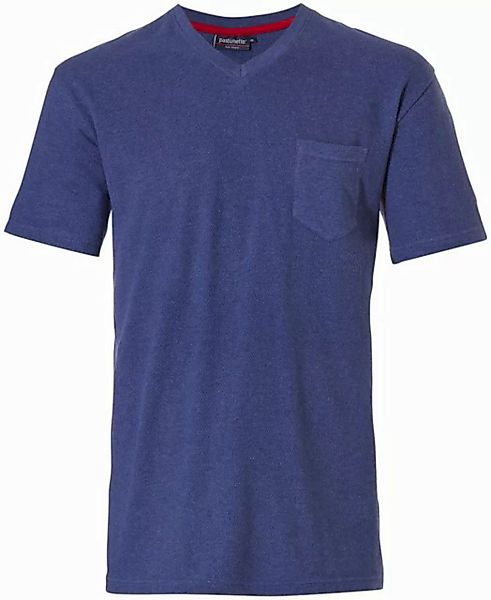 Pastunette Pyjamaoberteil Herren Shirt V Ausschnitt (1-tlg) Klassisch günstig online kaufen