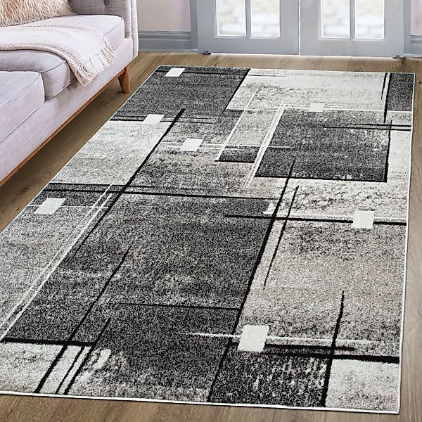 OTTO home Teppich "Deblin" rechteckig 9 mm Höhe weicher Flor, Kurzflor, Kar günstig online kaufen