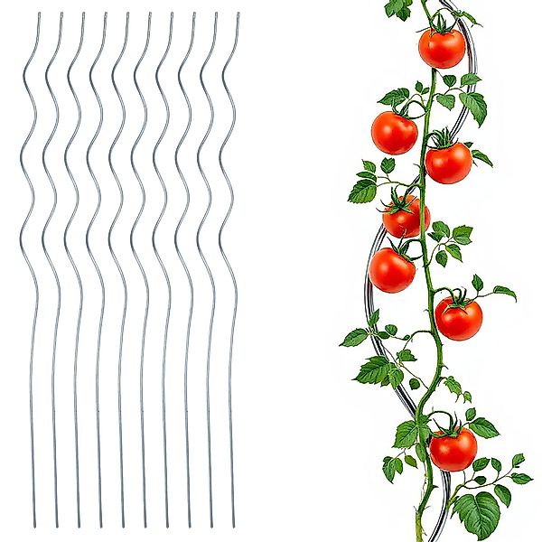 Spetebo Rankhilfe Tomaten Sprialstab verzinkt 110cm günstig online kaufen