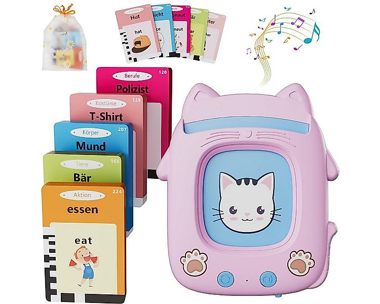 DOPWii Lernspielzeug Deutsch Englisch Lernkarten Lernspielzeug,112 Blätter günstig online kaufen
