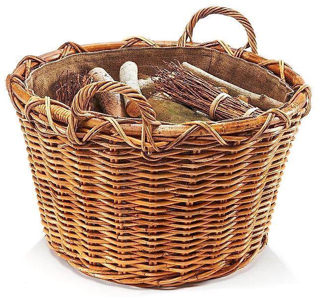 Kobolo Kaminholzkorb Holzkorb Rattan Lacak mit günstig online kaufen