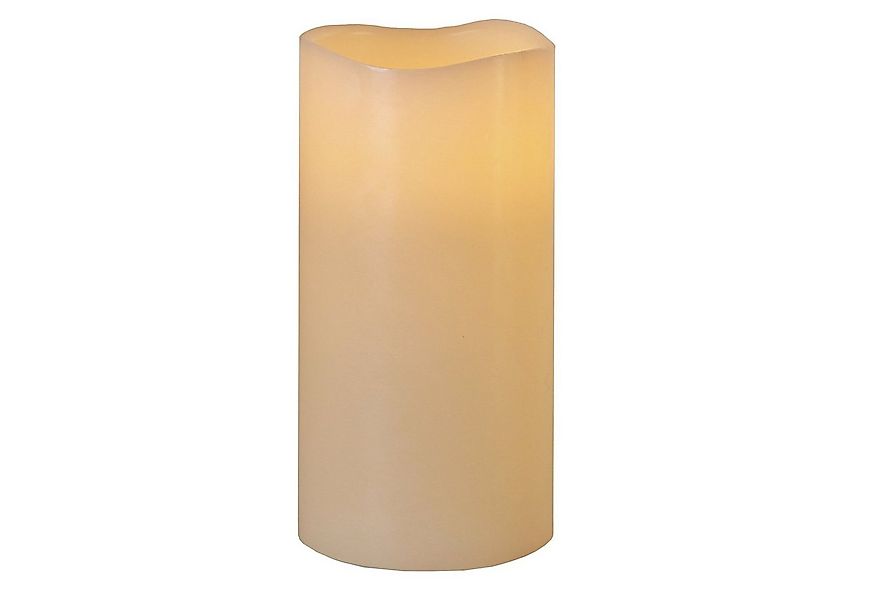 STAR TRADING LED-Kerze Stumpenkerze Big XL Echtwachs flackernd Timer H: 20c günstig online kaufen