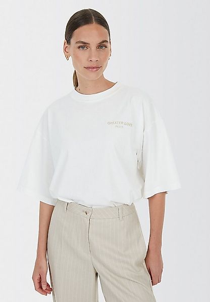 MARC AUREL T-Shirt mit Greater Love Schriftzug günstig online kaufen