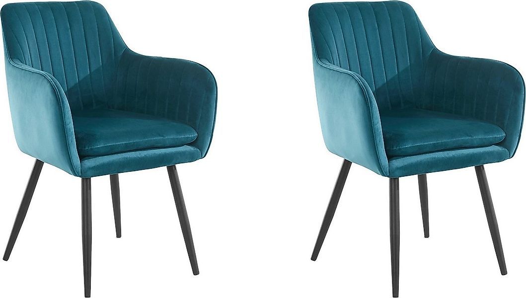 loft24 Armlehnstuhl Bine (Set, 2 St), Esszimmerstuhl mit Armlehne günstig online kaufen