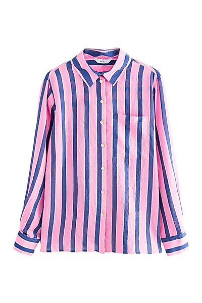 Next Langarmhemd Leichtes Button-down-Hemd mit langen günstig online kaufen