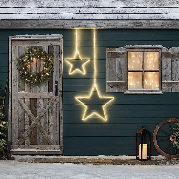 LED Stern Duo Weihnachtsbeleuchtung außen günstig online kaufen
