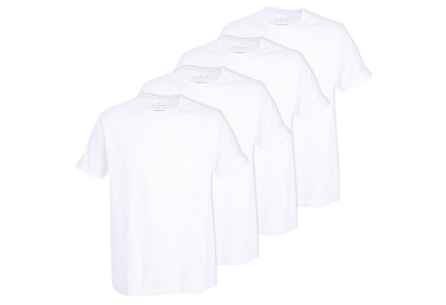 TOM TAILOR T-Shirt Herren T-Shirt 4er Pack Baumwolle Lucky T (Packung, 4er günstig online kaufen