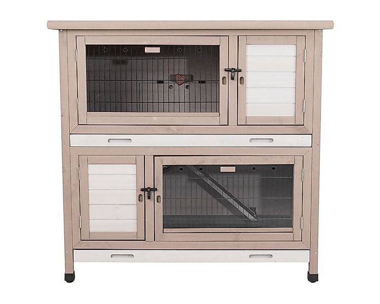 TRIXIE Kleintierstall Kleintierstall mit Wärmedämmung weiß/braun günstig online kaufen