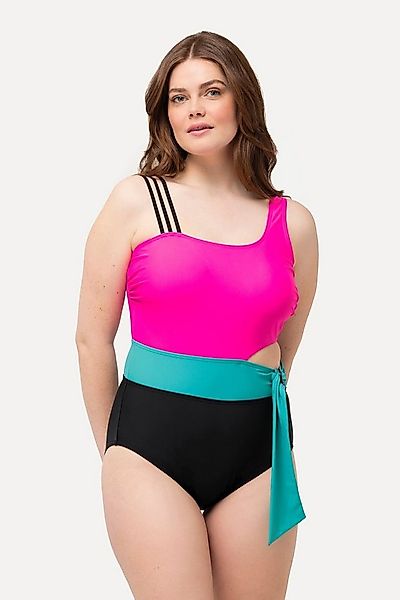 Ulla Popken Badeanzug Badeanzug Colorblocking Softcups günstig online kaufen
