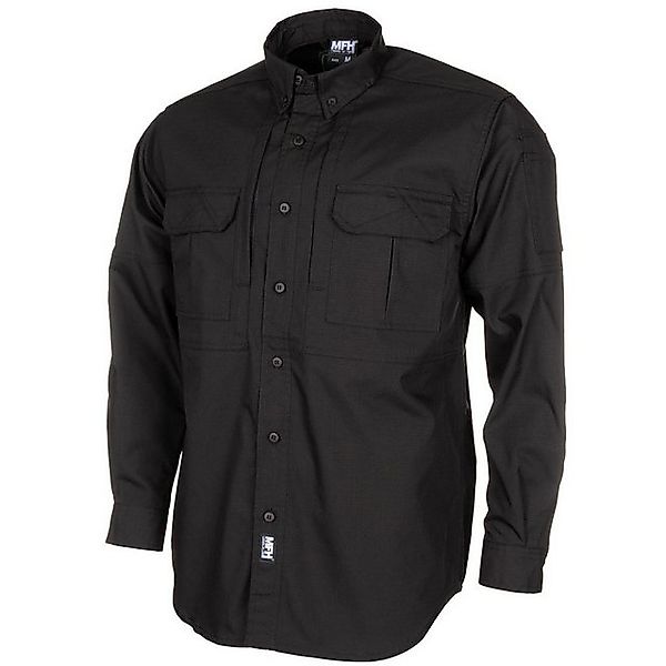 MFH Outdoorhemd Hemd Outdoor, langarm, schwarz, Teflon, Rip Stop günstig online kaufen