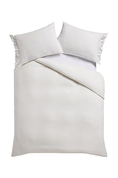 Next Bett-Set Superweiche, angeraute Bettgarnitur mit Rüschen, Bezug: Baumw günstig online kaufen