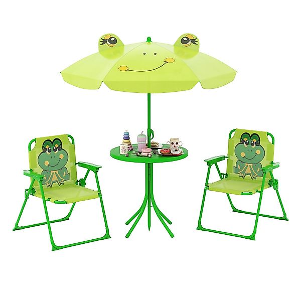 COSTWAY Garten-Kindersitzgruppe, (4-tlg), mit 2 stühlen günstig online kaufen
