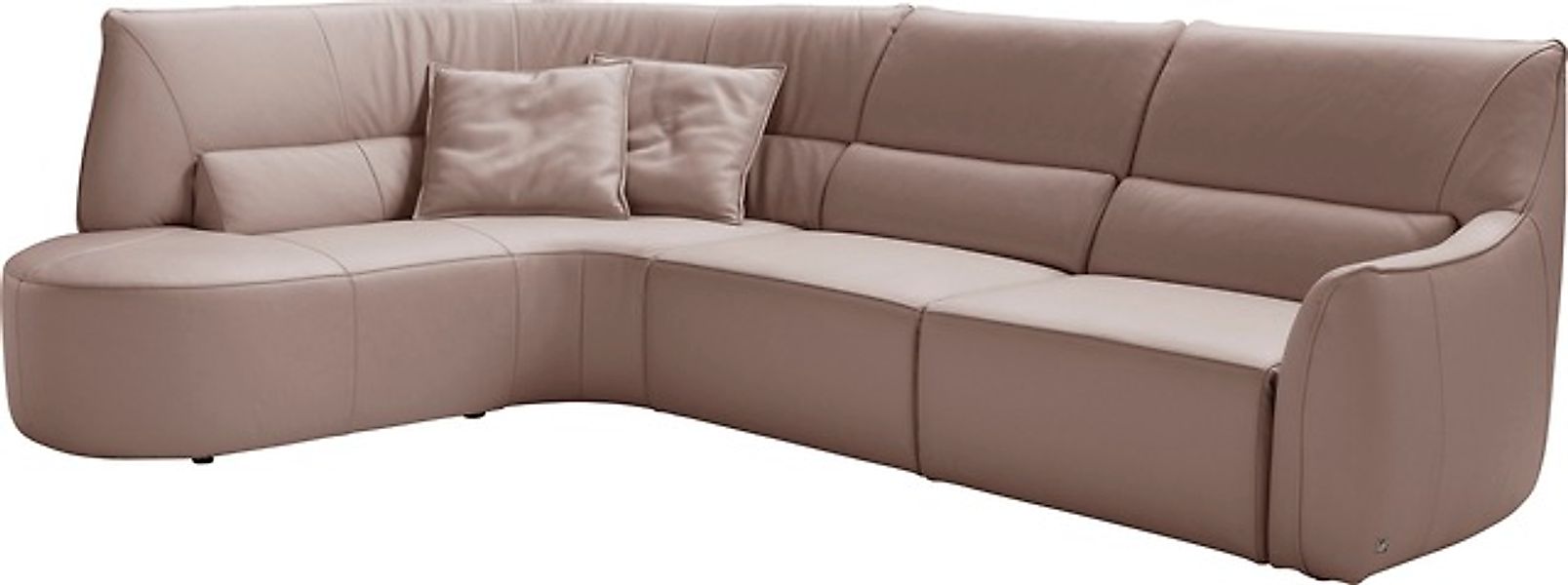 Egoitaliano Ecksofa »Puffy, extravagant & edel, Retro Designsofa, hoher Sit günstig online kaufen