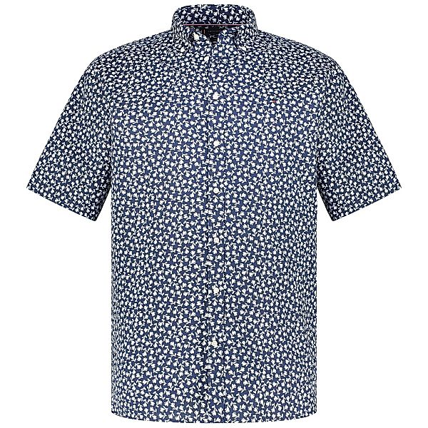 Tommy Hilfiger Freizeithemd aus Leinenmischung Farbe dunkelblau Größe: 4XL günstig online kaufen