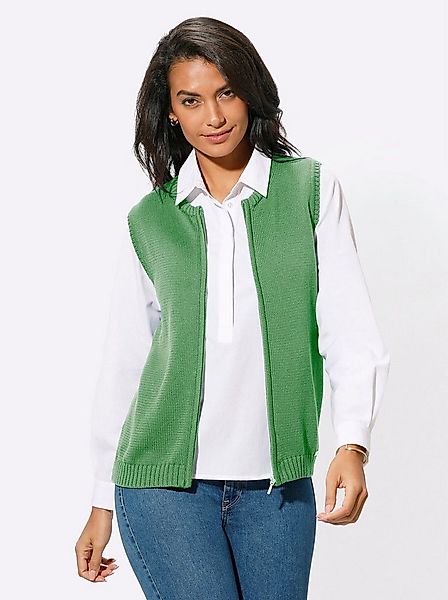 Witt Strickjacke Strickweste Ärmellos Jersey günstig online kaufen