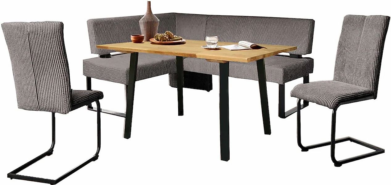 Home affaire Eckbankgruppe "Oliver", (Set, 4 tlg., 4-tlg), Eckbank mit Well günstig online kaufen