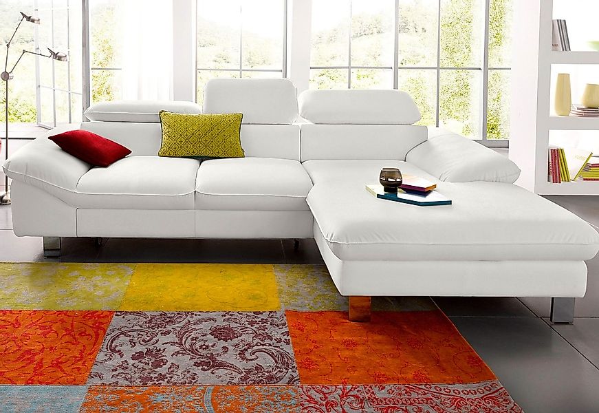 COTTA Ecksofa "Driver L-Form" mit Kopfteilverstellung, wahlweise mit Bettfu günstig online kaufen