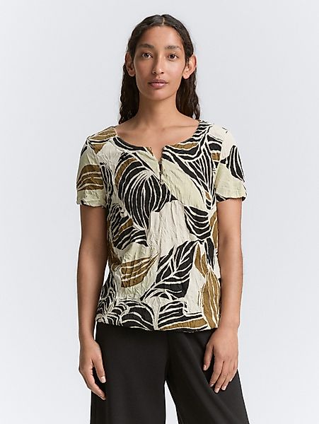 TOM TAILOR T-Shirt Crinkle T-Shirt mit günstig online kaufen