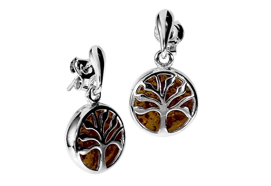 OSTSEE-SCHMUCK Paar Ohrhänger Ostsee-Schmuck Ohrhänger Lebensbaum 11 mm (2- günstig online kaufen
