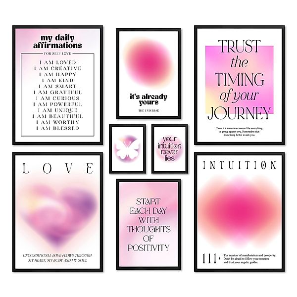 ARTFAVES Bilder-Collage Poster Set - Aura günstig online kaufen