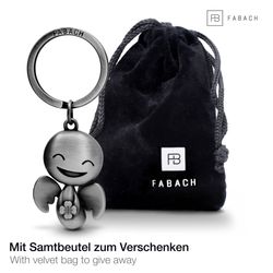 FABACH Schlüsselanhänger Schutzengel "Happy" mit Kleeblatt günstig online kaufen