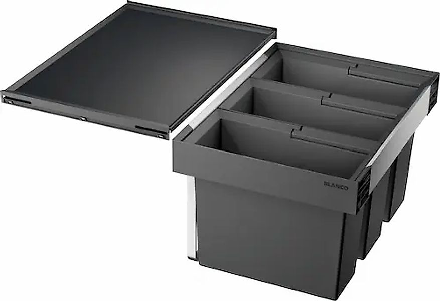 Blanco Mülltrennsystem »Flexon II 60/3«, 3 Behälter, Kunststoff, Stahlblech günstig online kaufen