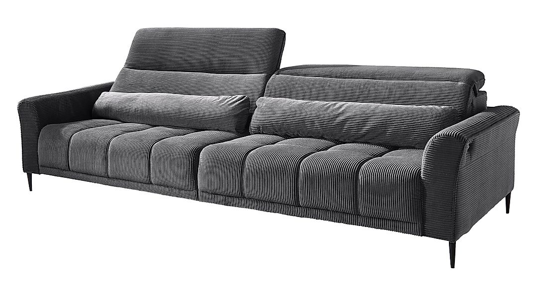 Massivart® Big-Sofa LOGAN Cord grün, beige, günstig online kaufen