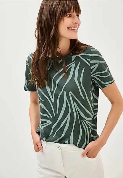 T-Shirt mit floralem Print günstig online kaufen