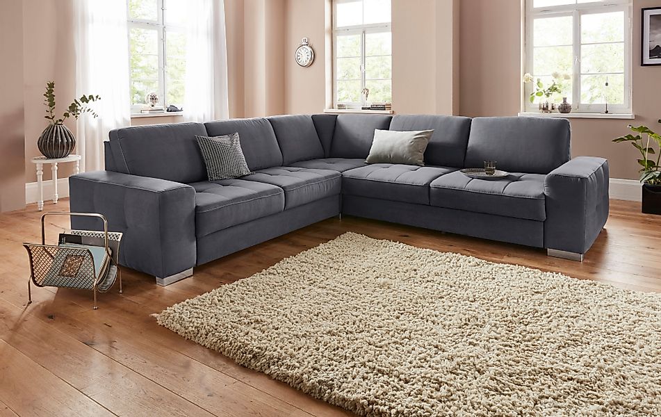 sit&more Ecksofa Santorini L-Form, mit Federkern günstig online kaufen