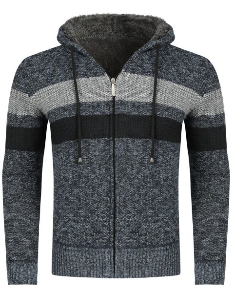 Allthemen Cardigan Herren Strickjacke mit Kapuze günstig online kaufen