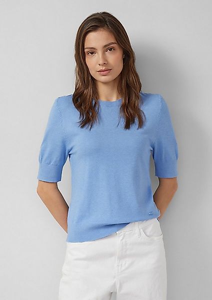 s.Oliver Kurzarmpullover Strickpullover Weicher Kurzarm-Strickpullover aus günstig online kaufen