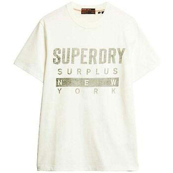 Superdry  T-Shirt T-shirt  Surplus Graphic blanc günstig online kaufen