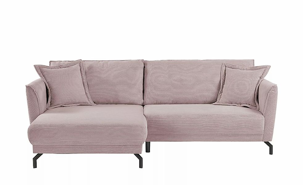 bobb Ecksofa  Yolanda ¦ rosa/pink ¦ Maße (cm): B: 257 H: 94 T: 174.0 Polste günstig online kaufen