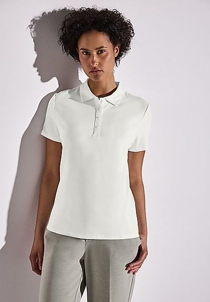 STREET ONE Poloshirt mit Ripsstruktur günstig online kaufen