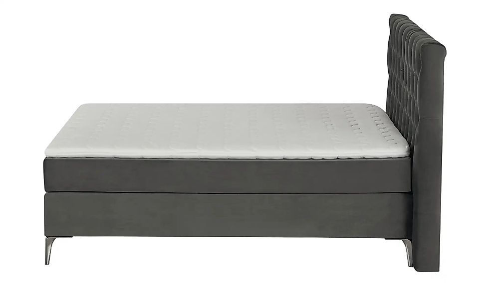 Wohnwert Boxspringbett  Laesa ¦ grau ¦ Maße (cm): B: 160 H: 122 Betten > Ei günstig online kaufen