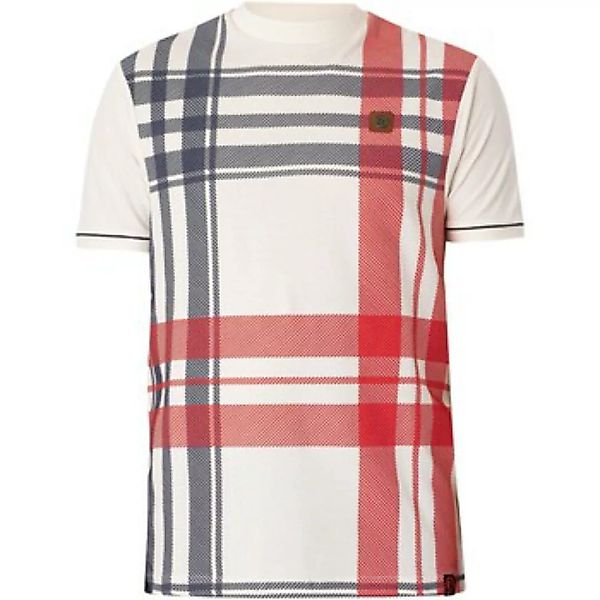 Trojan  T-Shirt Übergroßes T-Shirt mit Karoeinsatz günstig online kaufen