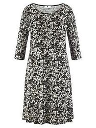 Jersey-Kleid 3/4-Arm Anna Aura schwarz günstig online kaufen
